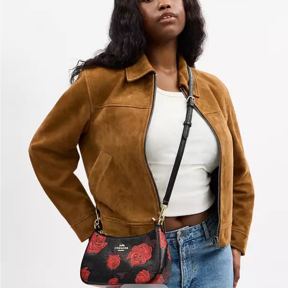 Coach Teri Shoulder Bag With Floral Print🎈 - Picture 4 of 6
